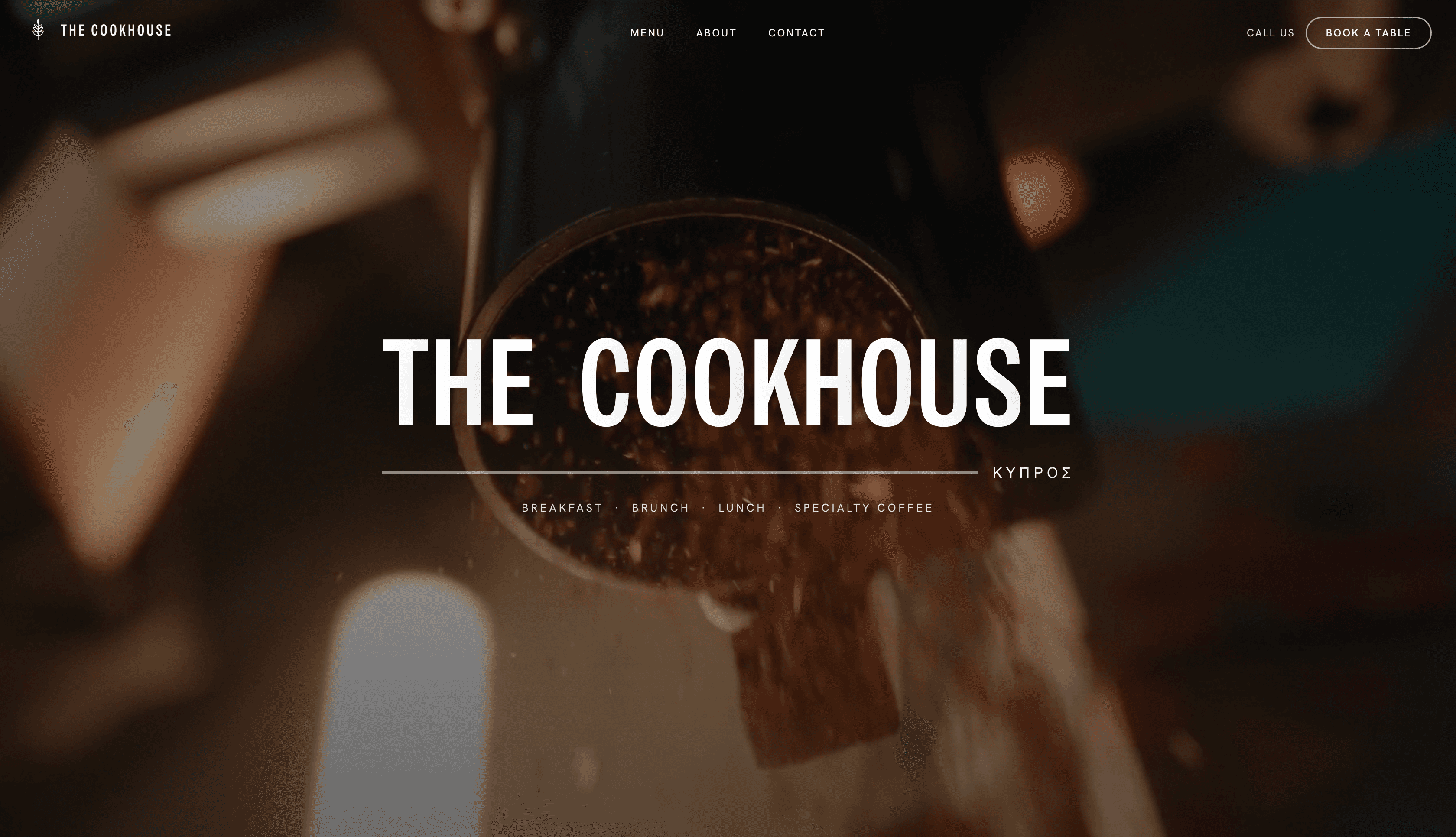 THE COOKHOUSE Café · Kitchen · Bar